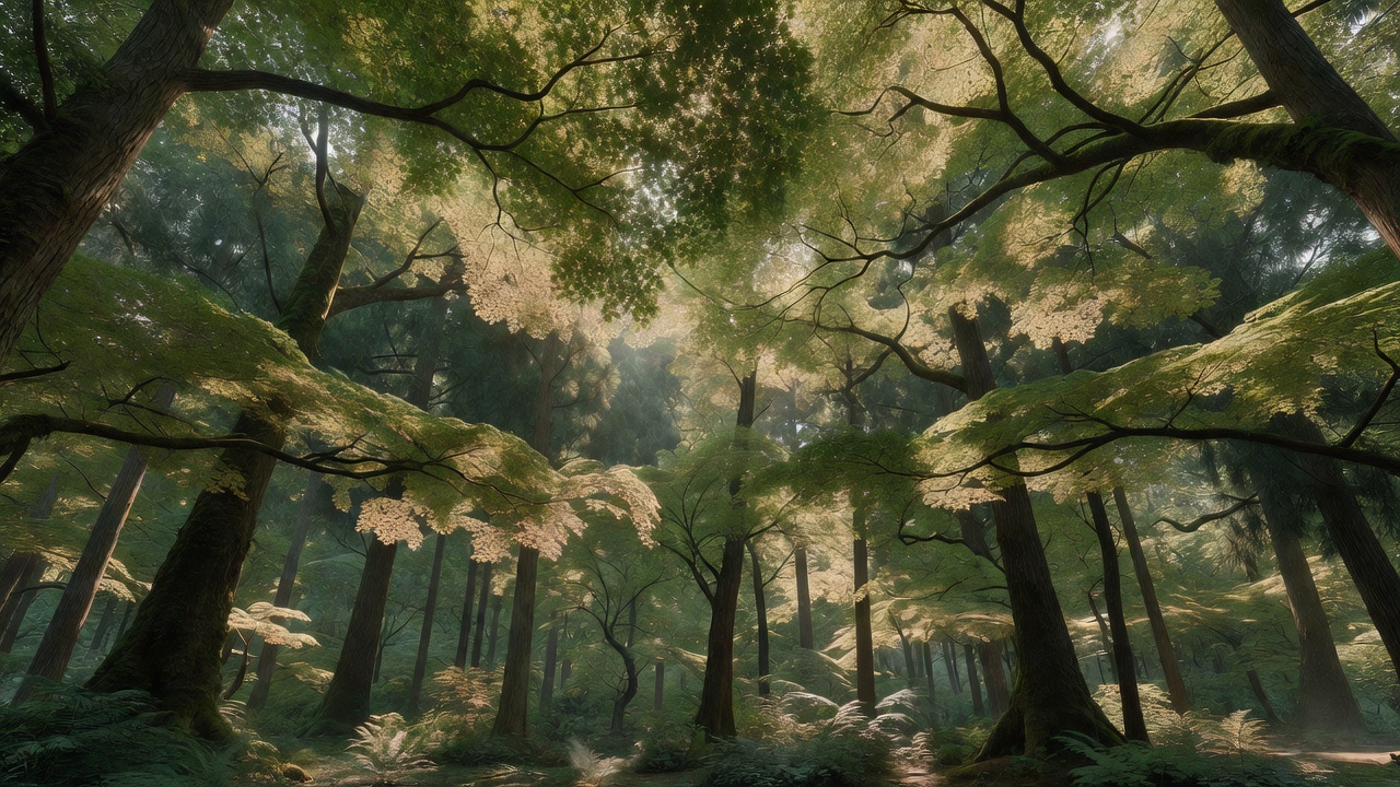 高台の森の木立 - Elevated forest canopy
